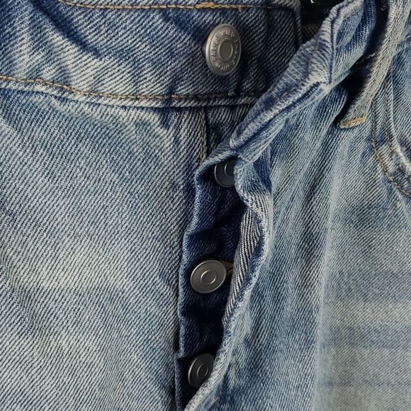 Wild Fable Women's 12 Blue Jeans High Rise Bermuda Shorts - Picture 6 of 15